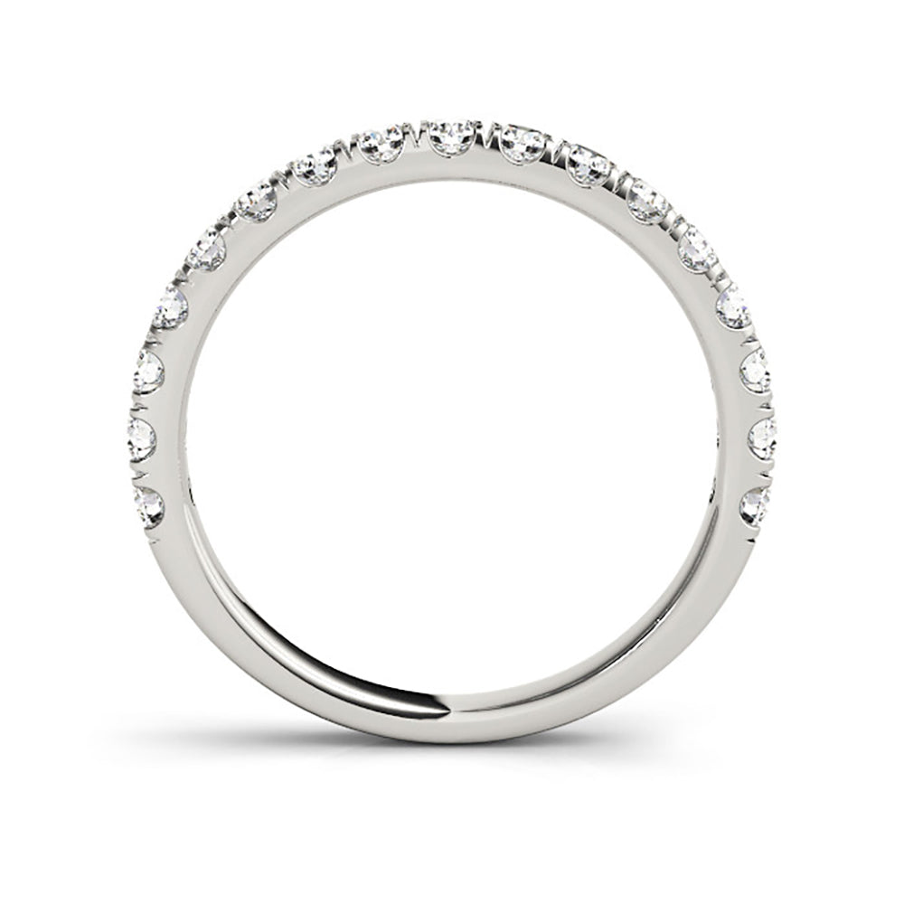 0.50 ct. Common Prong Round Diamond Wedding Ring-VIRABYANI